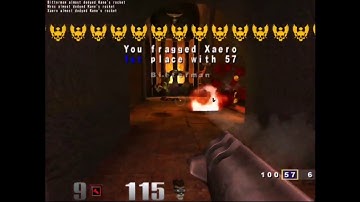 Quake III: Arena gameplay - Free For All - Q3DM1 - I Can Win