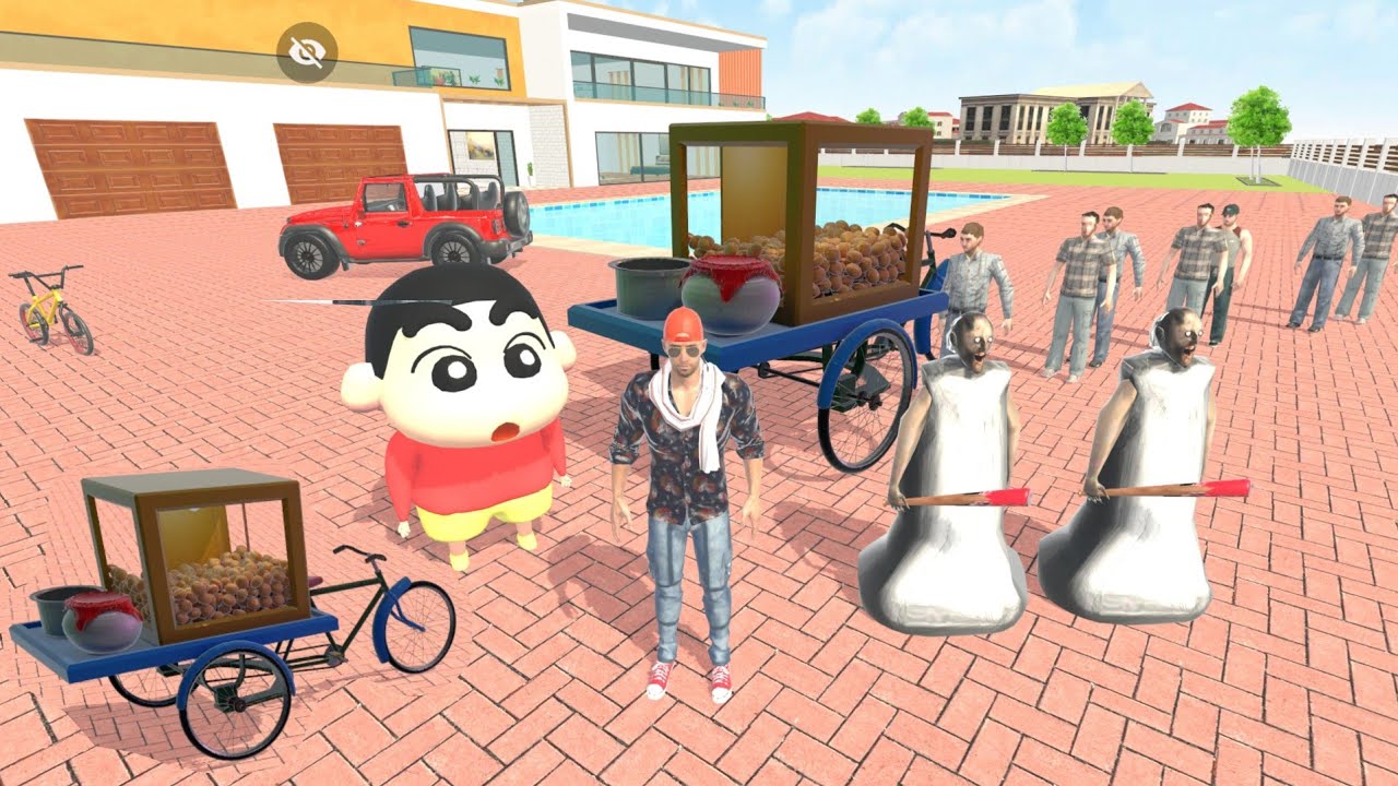 Franklin ne panipuri thele open kiye 🤩 Indian Theft Aura auto simulator gameplay 😍 Indian auto game 