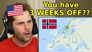 American Reacts to Why Everyone in Norway Disappears in July