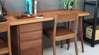 旭川家具 TAISETSU MOKKO 大雪木工 Solid ソリッド ツインデスク 国産