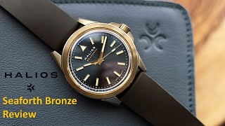 HALIOS Knows How To Make A Bronze Diver! The Blue + Bronze Seaforth Review