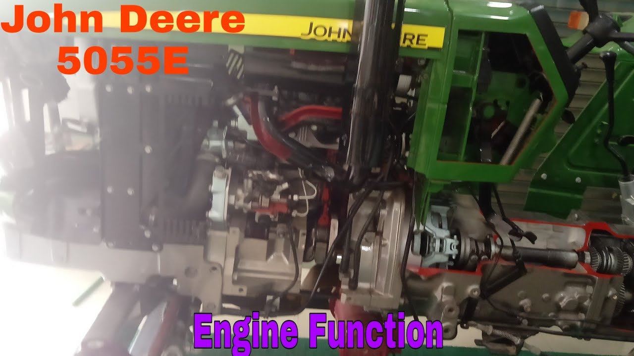 John Deere 5055E tractor function YouTube