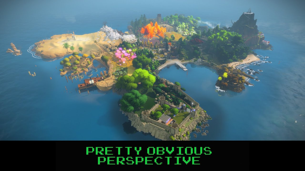The Witness is an Addictive Puzzle Game - Pretty Obvious Perspective