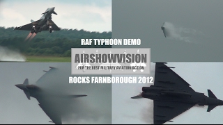 RAF TYPHOON ROCKS FARNBOROUGH 2012 (airshowvision)