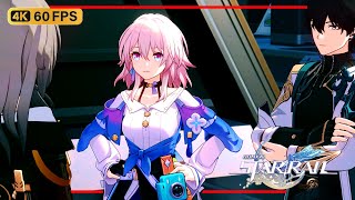 March 7th and Dan Heng First Meeting - Cutscene | HSR | 4K