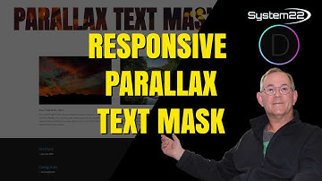 Divi Theme Responsive Parallax Text Mask With No Coding 👍👍👍👍