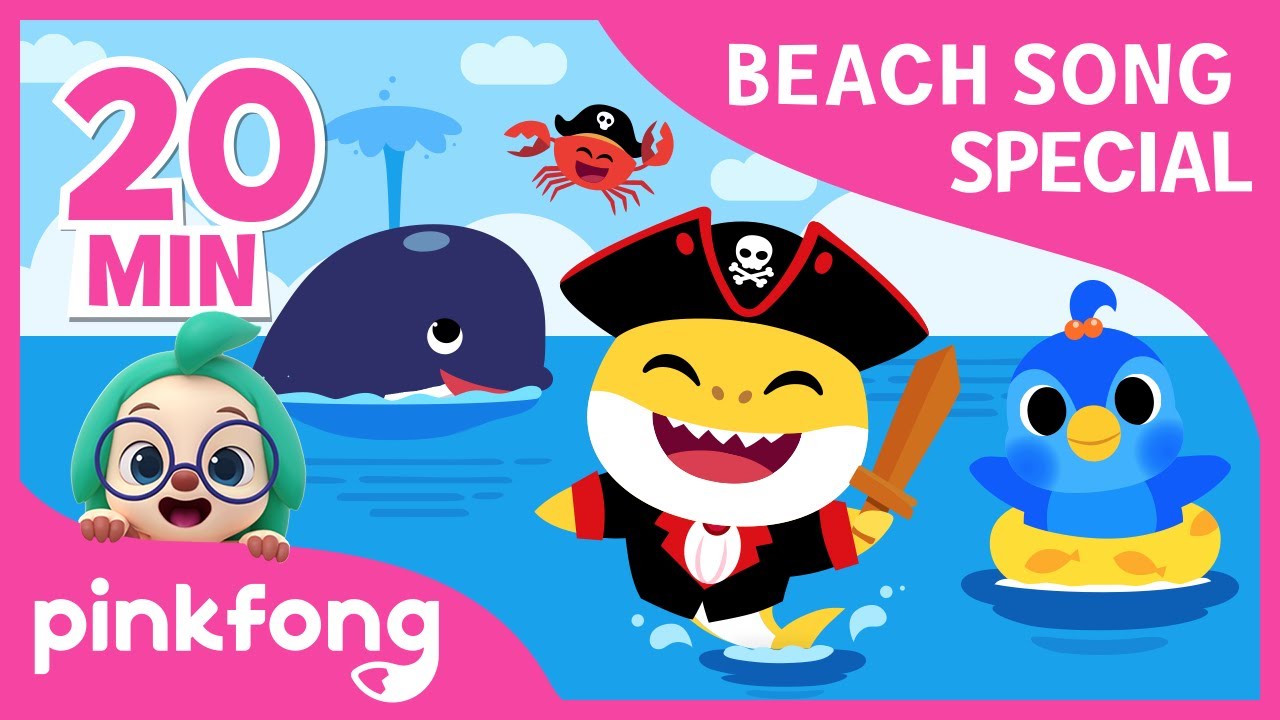 Beach Songs | Baby Shark | +Compilation | Pinkfong Songs for Children
