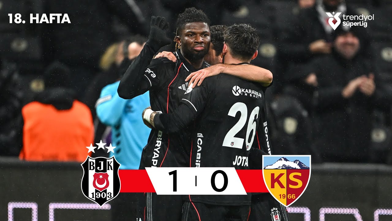 Beşiktaş (1-0) Kayserispor - Highlights/Özet | Trendyol Süper Lig - 2025/26