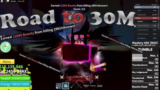 『GodHuman   CDK   Ghoul V4』😈 Bounty hunting- Road To 30M | Blox fruits