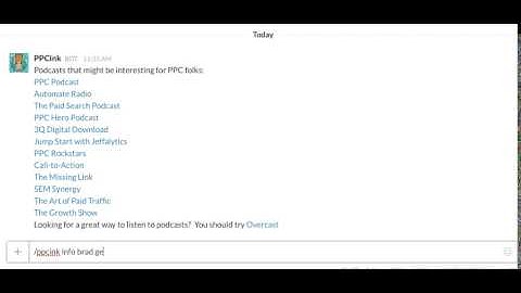 PPCink Demo - Info search for PPC pros