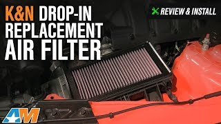 2015-2017 Mustang K&N Drop-In Replacement Air Filter Review & Install