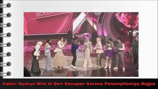 Mila Di Beri Kecupan, Lagu Dari Valen