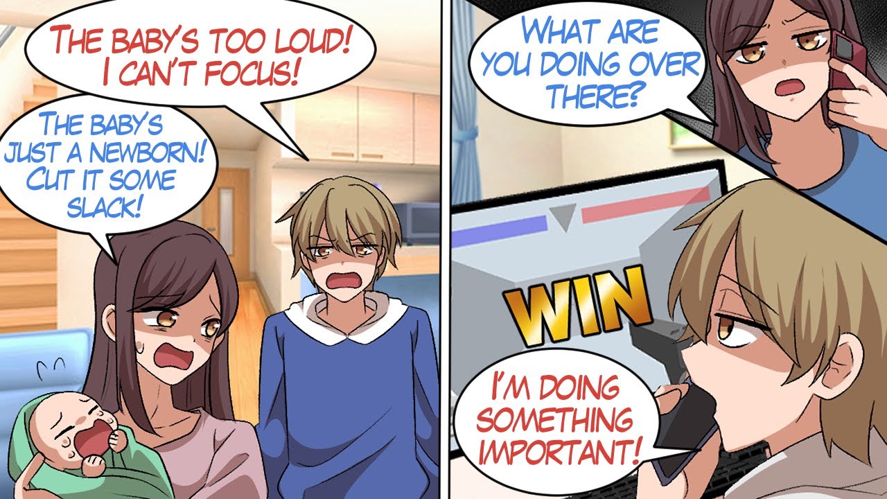 [Manga Dub] My Husband Gets Annoyed by Our Baby's Crying and Goes Back to His Folks’ Place! [RomCom]