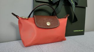 LONGCHAMP POUCH WITH HANDLE | Overview, what fits, comparison + thoughts on strap conversion kits