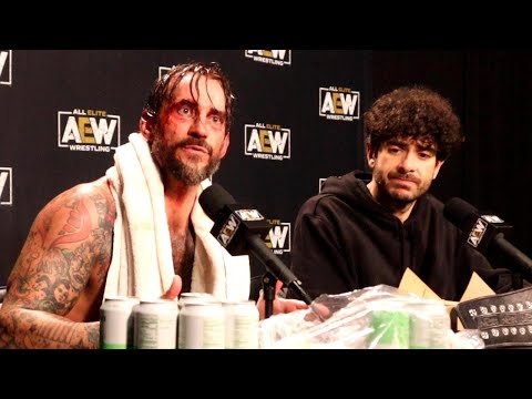 CM PUNK SHOOTS ON COLT CABANA, ADAM PAGE, AEW EVPS u0026 MORE--- AEW ALL OUT 2022 MEDIA SCRUM