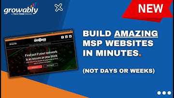 Build an amazing MSP Website in 60 Seconds (kinda 😜)