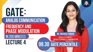 GATE : Analog Communication | Frequency Modulation And Phase Modulation in 200 minutes | Lecture 4
