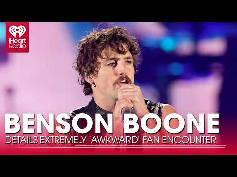 Benson Boone Details Extremely 'Awkward' Fan Encounter: 'I Was Horrified' | Fast Facts