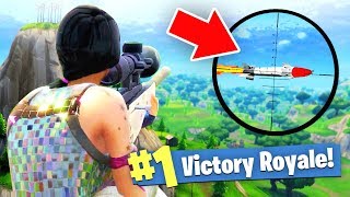 I SNIPED A GUIDED MISSILE in Fortnite Battle Royale