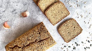 Whole Grain Rye-Wheat Loaf with Seeds