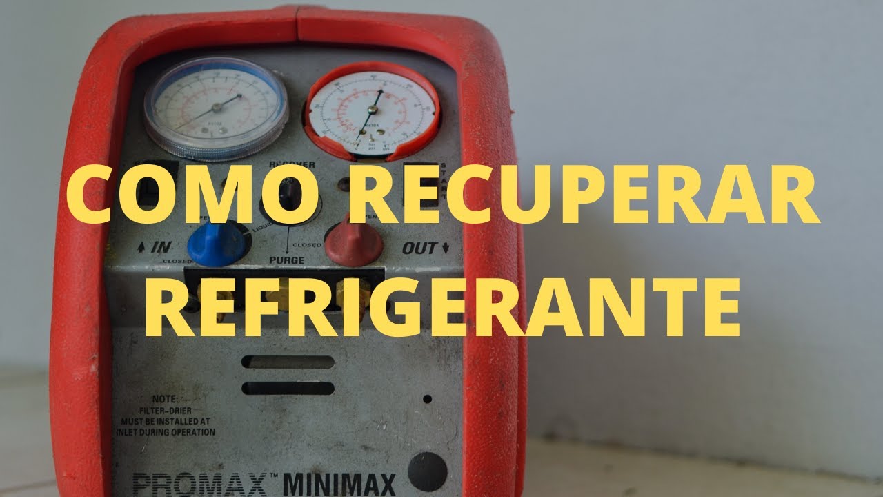 como recuperar refrigerante