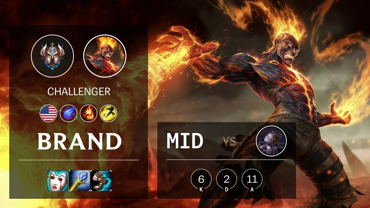 Brand Mid vs Orianna - NA Challenger Patch 10.8