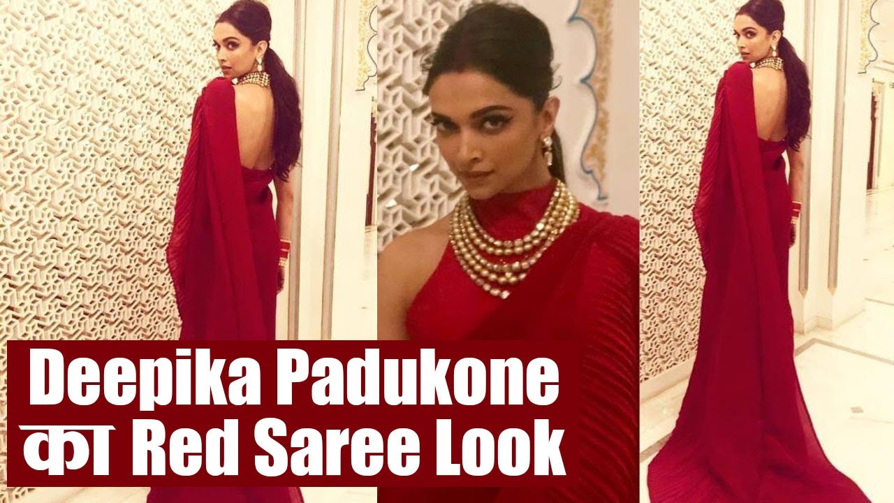 deepika padukone reception saree price