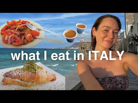 what I eat in a day living in ITALY 🍝🇮🇹