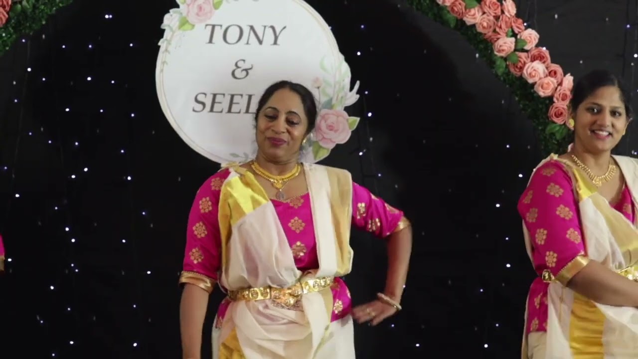 Fusion Dance of Margam Kali, Thiruvathira and Oppana by Swindon Ladies