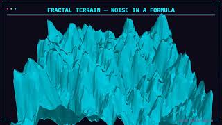 Fractal Terrain From One Formula — Perlin-style Noise in manic