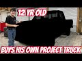 12 year old buys his own project truck