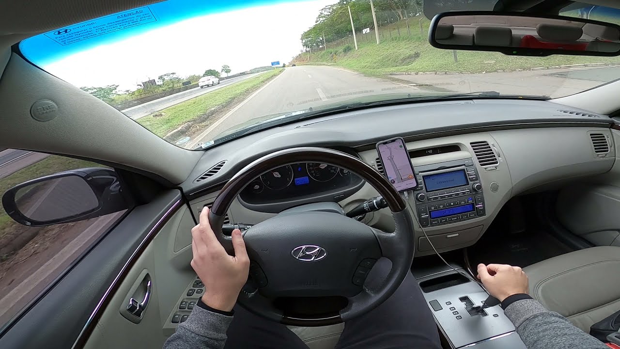 TESTE EM RODOVIA | HYUNDAI AZERA 2009 V6 3.3 245 CV 31 KGFM