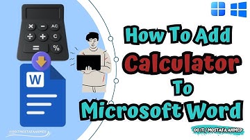How to Add a Calculator Feature to Microsoft Word #doit_mostafa