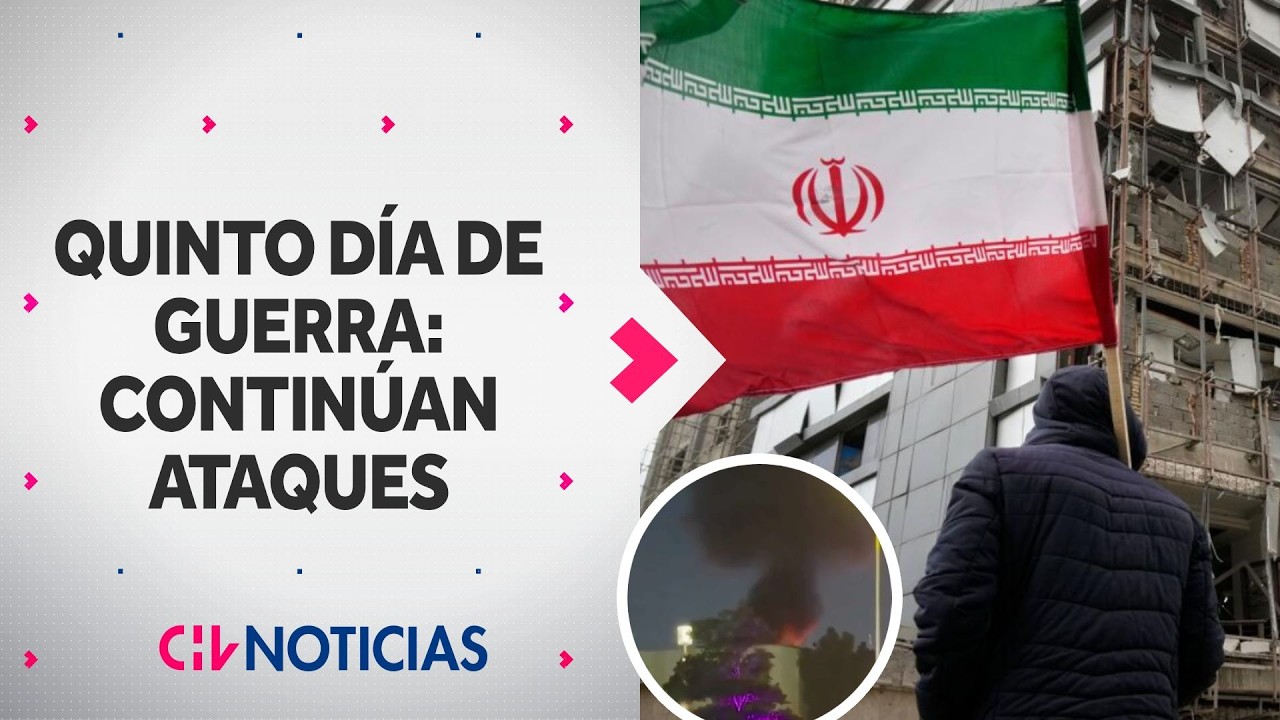 Quinto día de guerra: Siguen conflictos y explosiones en varios países del Medio Oriente