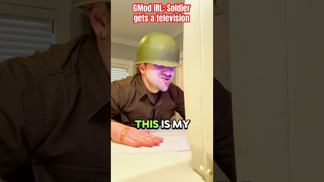 GMOD IRL: Солдат получает телевизор
