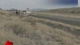 Raw Video: Small Plane Makes Highway Landing
