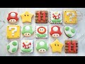 How to decorate SUPER MARIO Cookie ~ with simple shapes