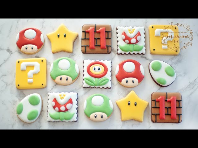 Super Mario Brothers Question mark and Brick Fondant cutter set