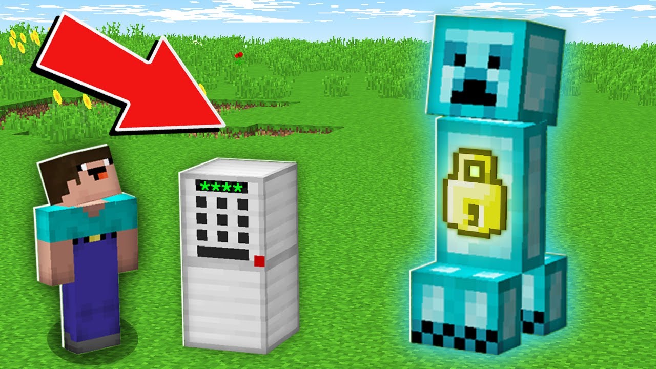 Minecraft NOOB vs PRO: HOW NOOB OPENED LOCKED BIGGEST DIAMOND CREEPER ...