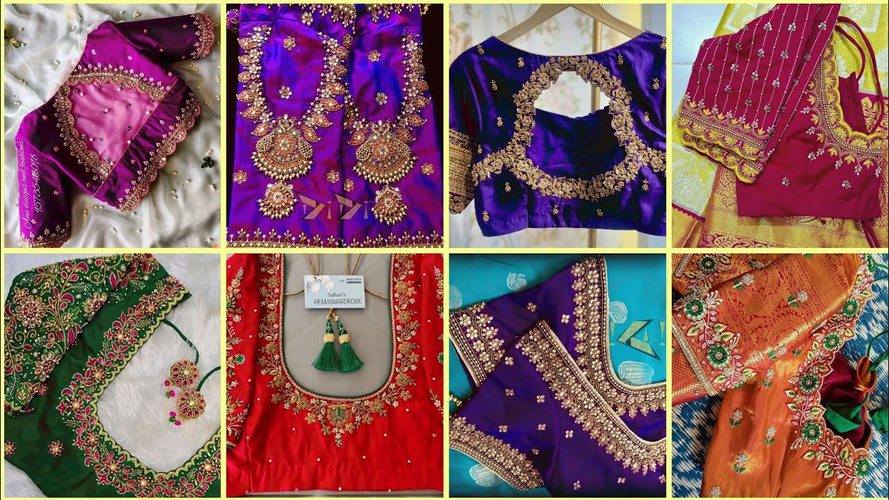New ✨AARI Work✨ Blouse Designs | Bridal Blouse Sleeves Designs | Pattu Saree Blouse Collections