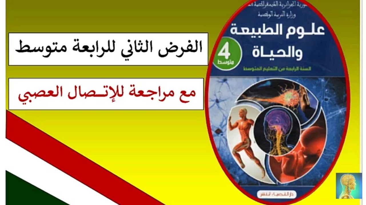 #الفرض الثاني للرابعة متوسط في العلوم الطبيعية #مراجعة الاتصال العصبيBem2022