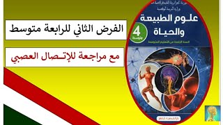 #الفرض الثاني للرابعة متوسط في العلوم الطبيعية #مراجعة الاتصال العصبيBem2022