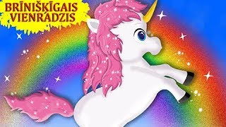 Brīnišķīgais Vienradzis Latvių Pasaka Bērnu Multfilmas