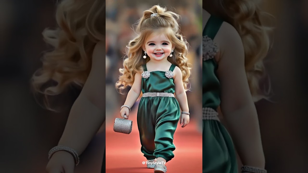 Stunning Baby Girl Fashion Style Show 🌷
