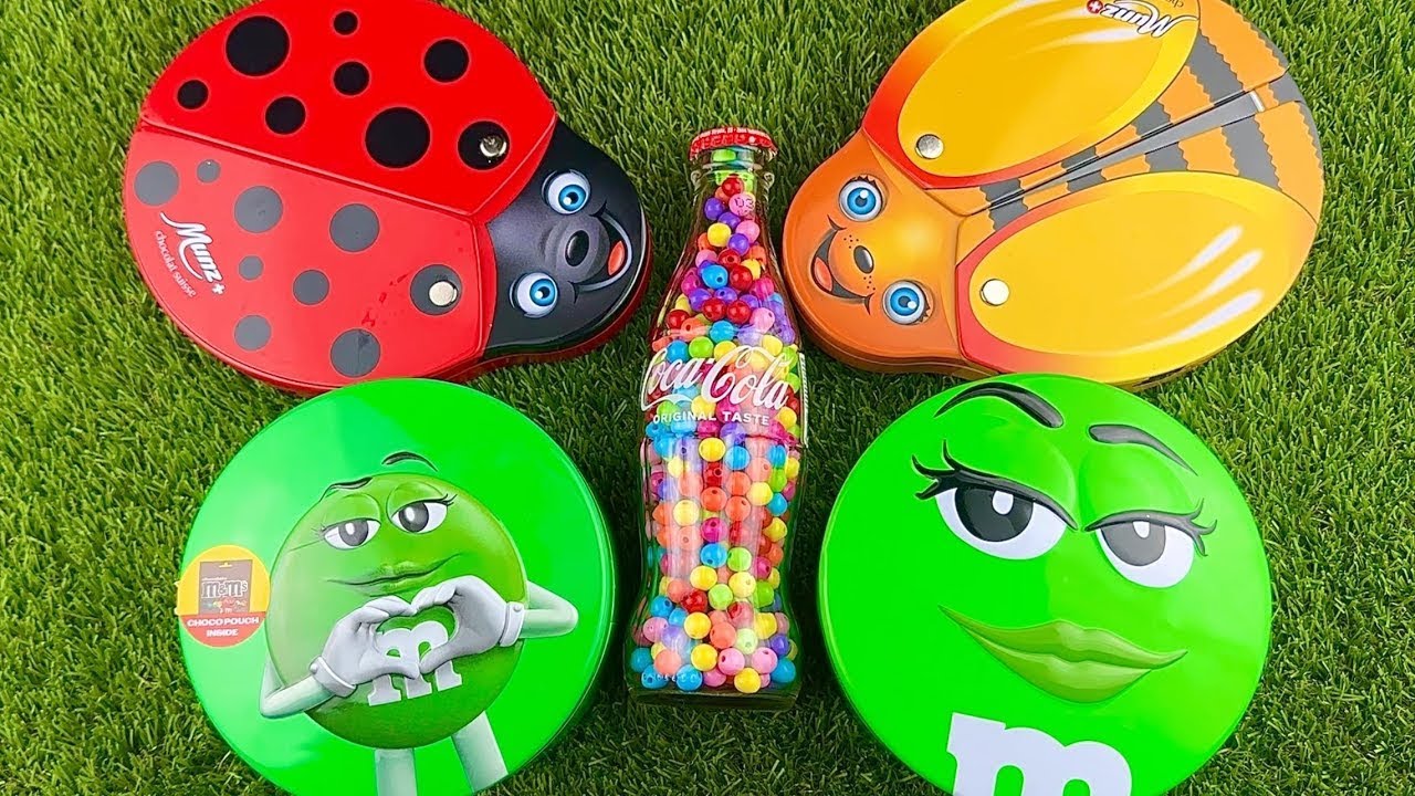 NEW 🤩Funny Candy ASMR   Satisfying M&m’s Video   Softdrink Surprise Egg Sweets & Toys unboxing