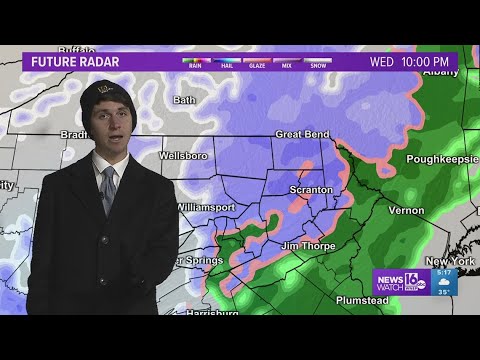 5 PM: Mild day before snowy and cold weather come back