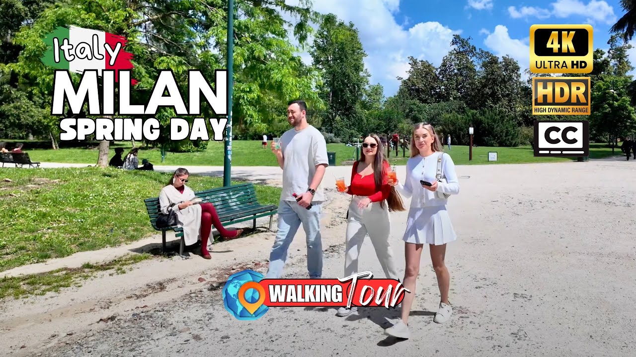 A Spring Day in Milan City Centre [Italy 🇮🇹] 4K HDR Walking Tour - YouTube