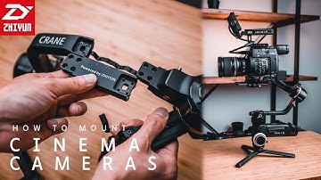 Zhiyun Crane 3S Tutorial - How to Mount Cinema Cameras Using The Extension Arm
