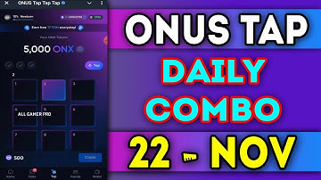 Onus Tap Tap Tap Daily Code 22 November 2024 || Today Onus Daily Code || AGP #onusdailycode