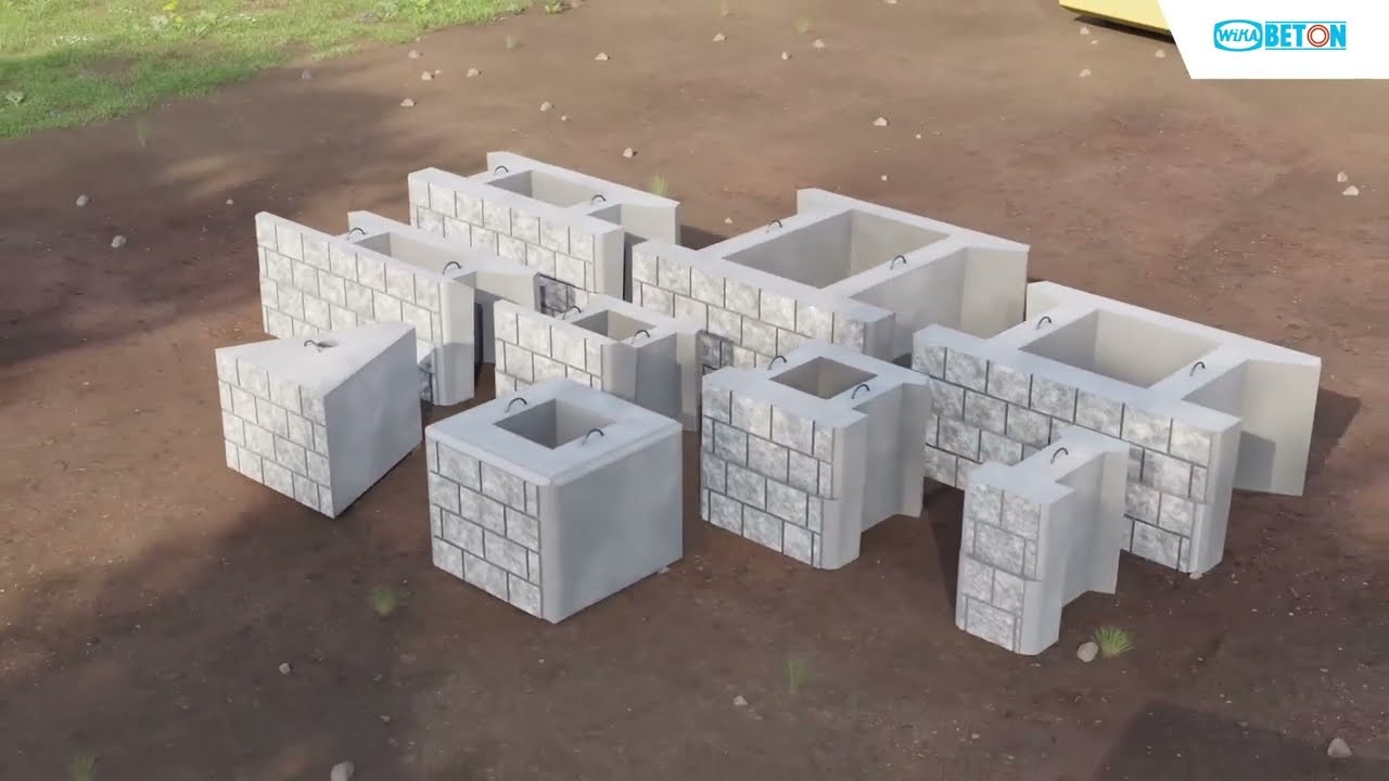 Dinding Beton Modular - Gravity Wall WIKA Beton